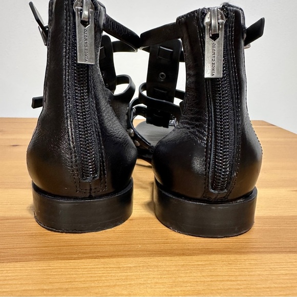 Vince Camuto | Gladiator Heeled Sandal | Slip On Leather Sandal - Picture 5 of 6
